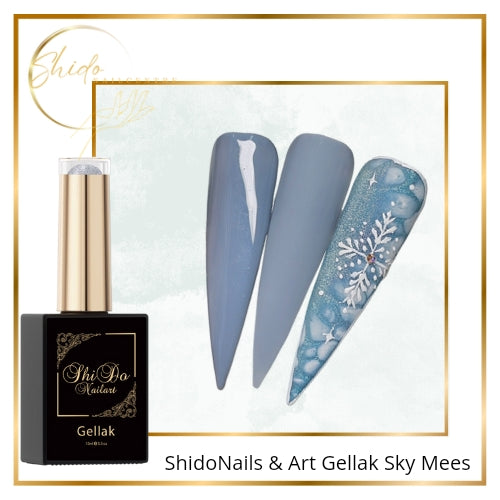 Sky Mees - ShidoNails® - grijsblauwe gellak 15ml