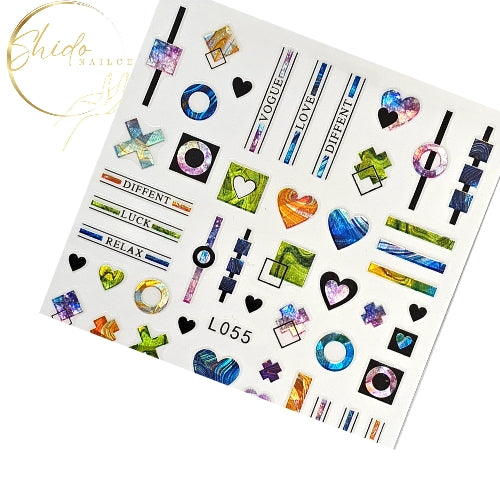 Nailart sticker L055 - ShidoNails® - nailart