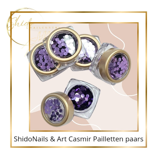 Pailletten Paars - ShidoNails® - nailart