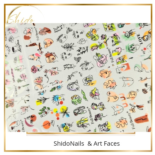 Folie Faces 4 - ShidoNails® - nailart