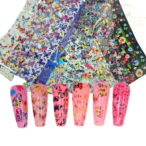 Vlinders folie nr10 - ShidoNails® - nailart