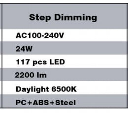 Giga Led Tafel Lamp zwart - ShidoNails® - Daglicht