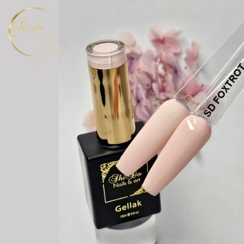 foxtrot zacht creme gellak- volle dekking en rijke diepe kleur van Shidonails & Art
