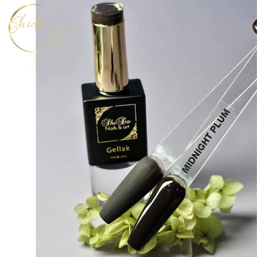 taupe plum nude gellak volle dekking en rijke diepe kleur van shidonails®