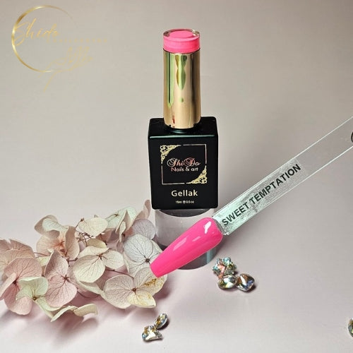 roze gellak volle dekking en rijke diepe kleur van shidonails®