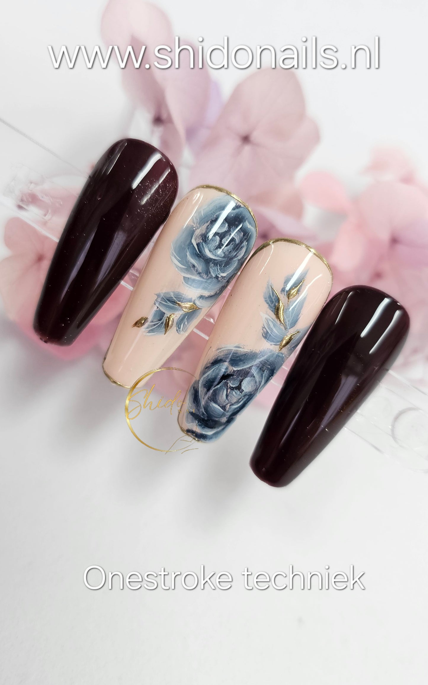 one stroke nail art cursus level 1 en 2