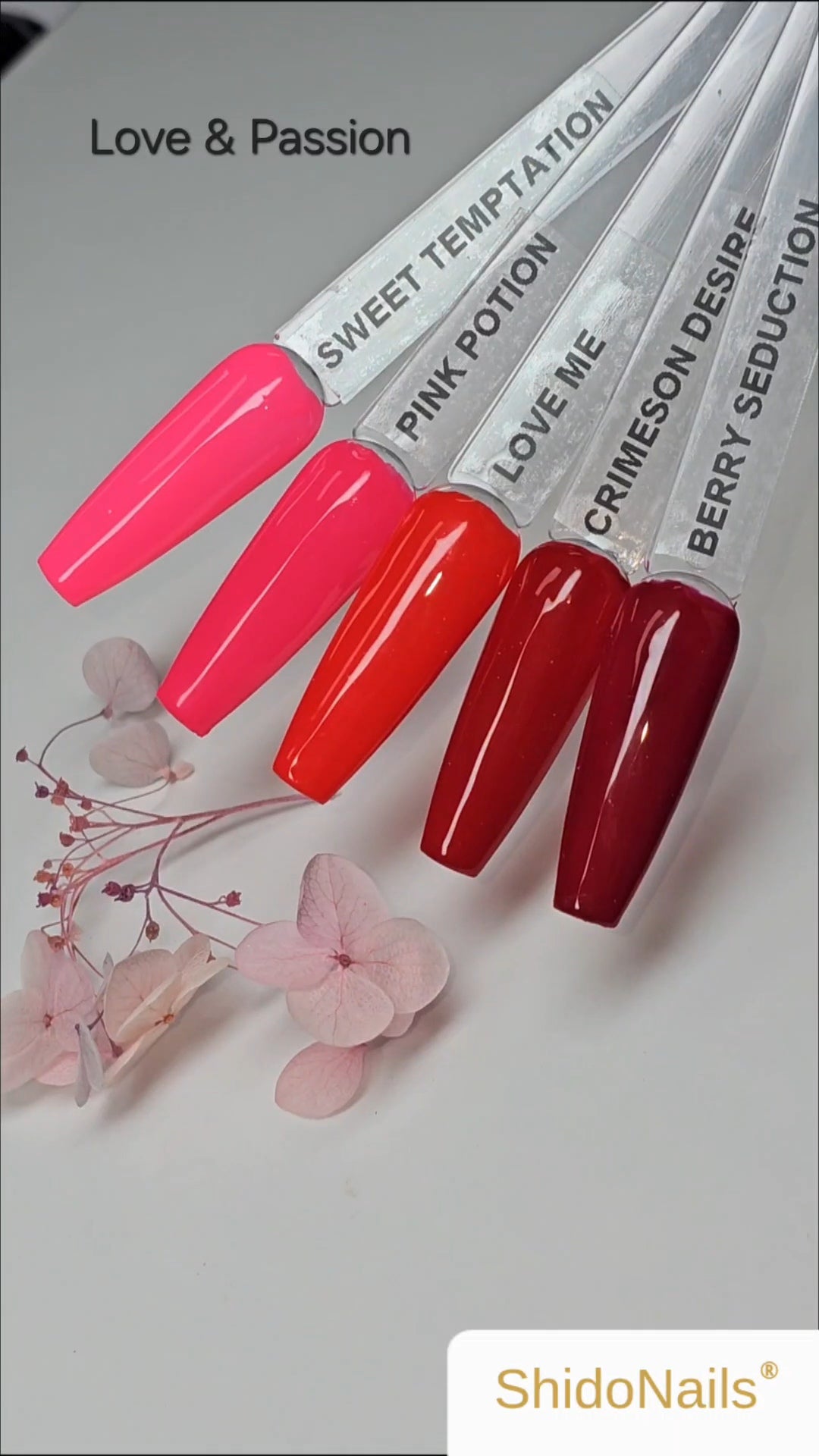 Crimson Desire – ShidoNails® – donker wijn rode gellak 15ml