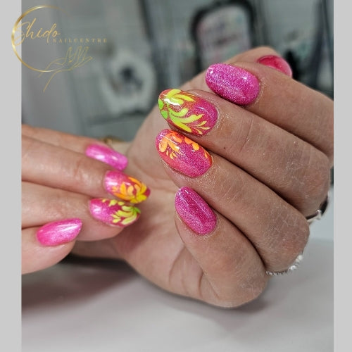Flery - ShidoNails® – roze neon cateye gellak 15ml