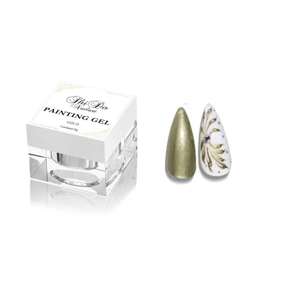 Painting gel Gold - ShidoNails® - paintinggel voor nailart 5ml