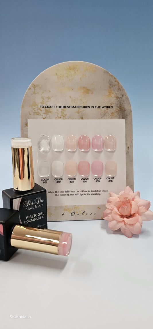 Fiber Base Gel kleuren – ShidoNails® – verstevigen nagels met HEMA-vrije gellak