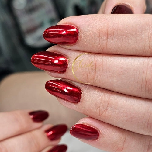 chrome nagels zonder CI 77820 silver pigment