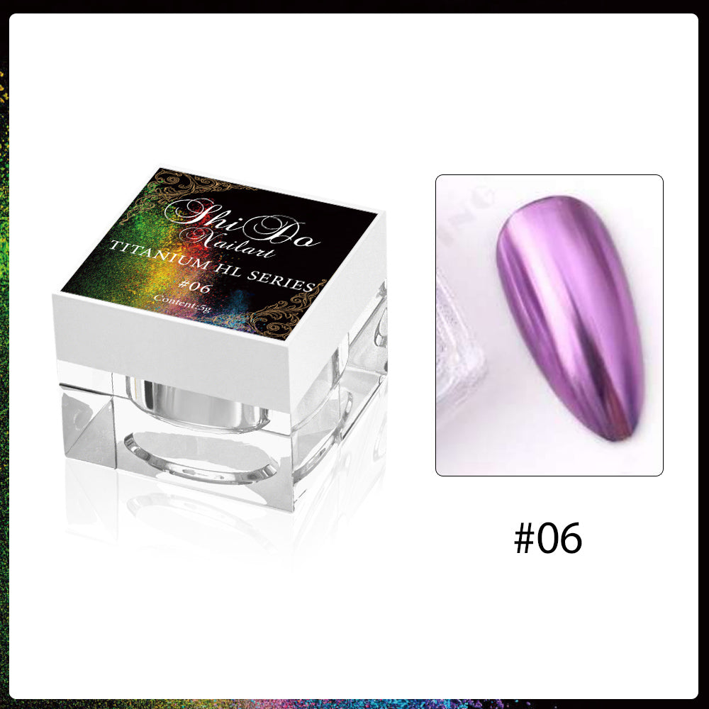 Titanium lila #06 - ShidoNails® - Lila chrome poeder 5gr