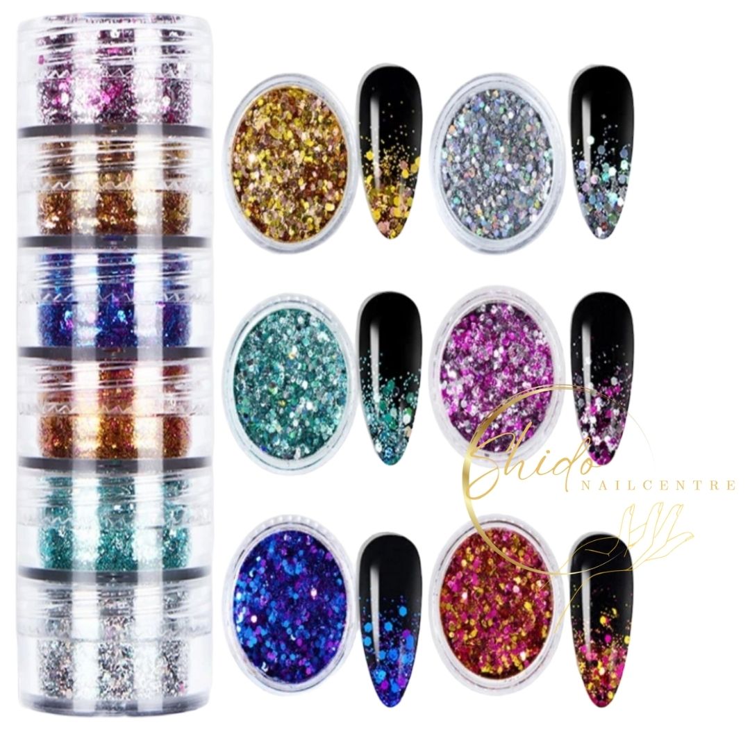 Party Glitter - ShidoNails® - verschillende glitters