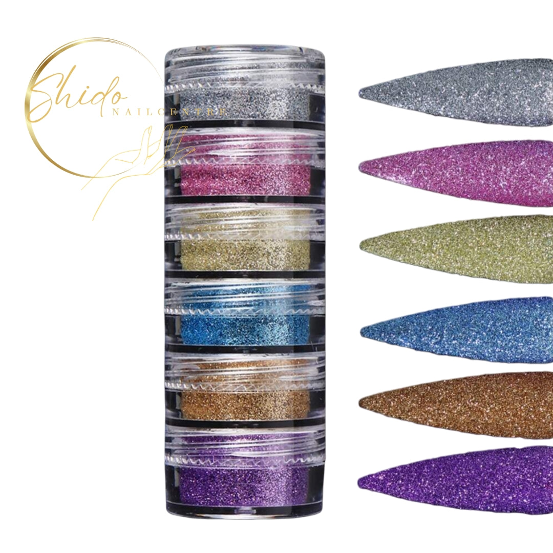 Glitter Parade - ShidoNails® - pastelkleurige glitters