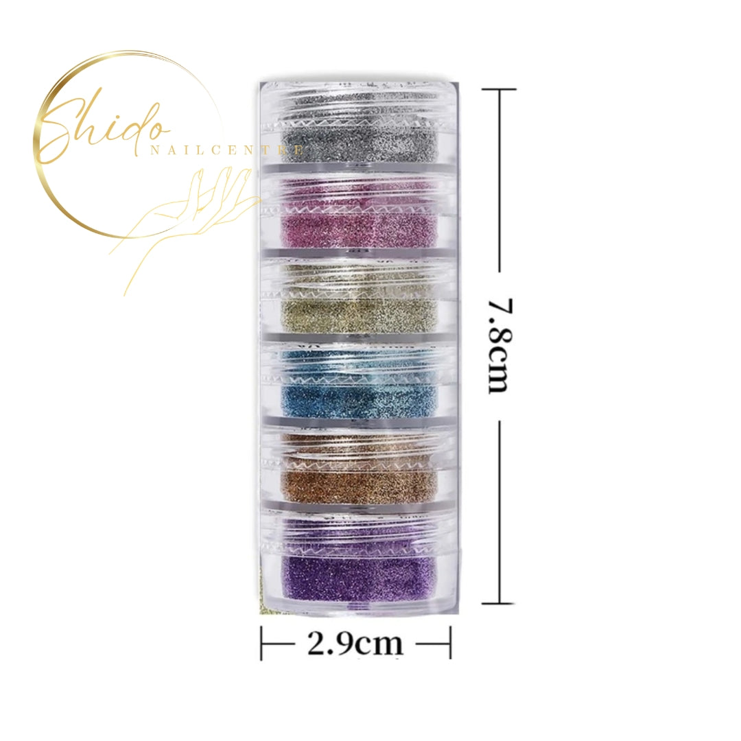 Glitter Parade - ShidoNails® - pastelkleurige glitters