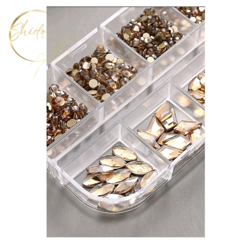 Nailart Steentjes Champagne 