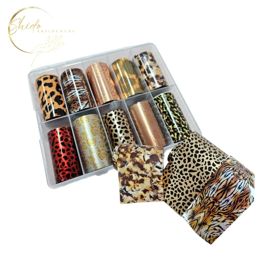 Folie Party Tijger ShidoNails® - nailart