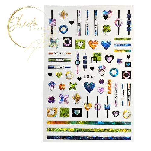 Nailart sticker L055 - ShidoNails® - nailart