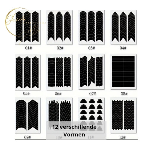 French stickers - ShidoNails® - manicure hulp