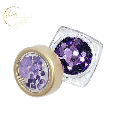 Pailletten Paars - ShidoNails® - nailart