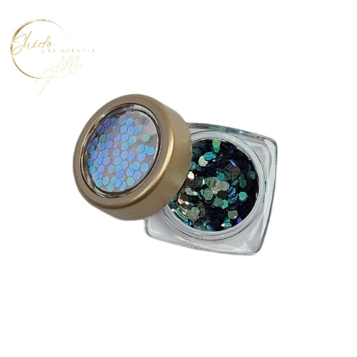 Pailletten Ocean - ShidoNails® - nailart