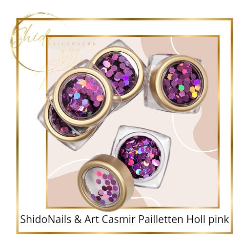 Pailletten Flower Pink - ShidoNails® - nailart