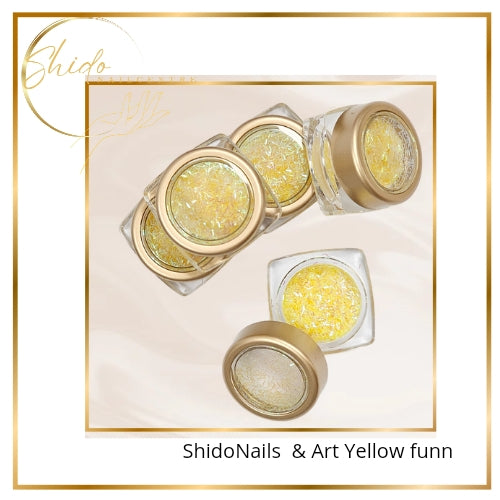 Yellow Funn - ShidoNails® - nailart glitter