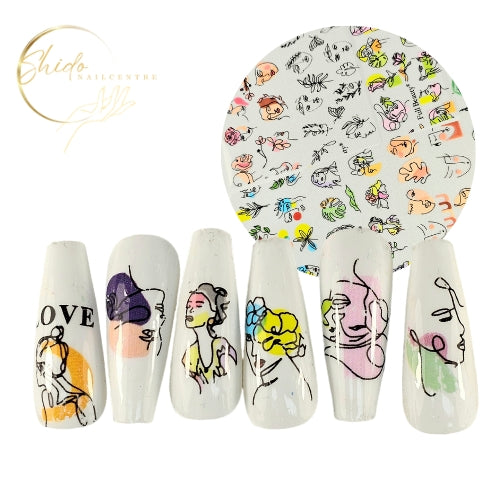 Folie Faces 4 - ShidoNails® - nailart