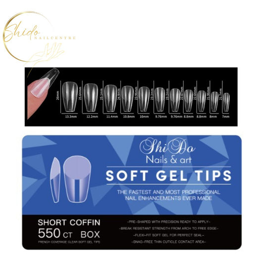 Short Coffin 550st - ShidoNails® - Press-on