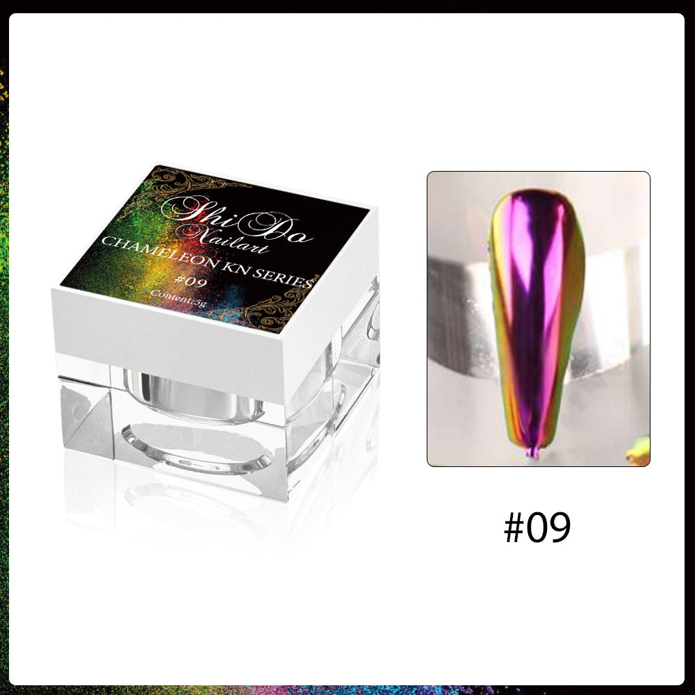 Cameleon -09 - ShidoNails® - 2 kleurige chrome poeder 5gr