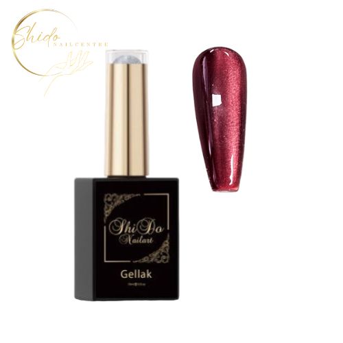 Cateye Mirelva - ShidoNails® - cherry rode cateye gellak 15ml