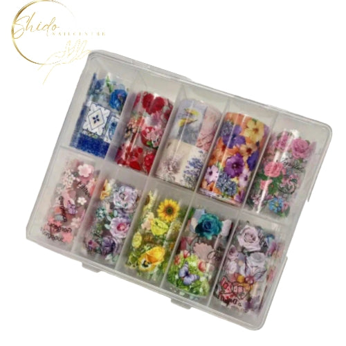 Flower Garden folie - ShidoNails® - nailart