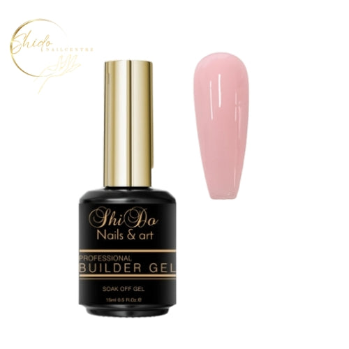 Builderbase Belinda-nude-Shidonails voor verlenging en versteviging
