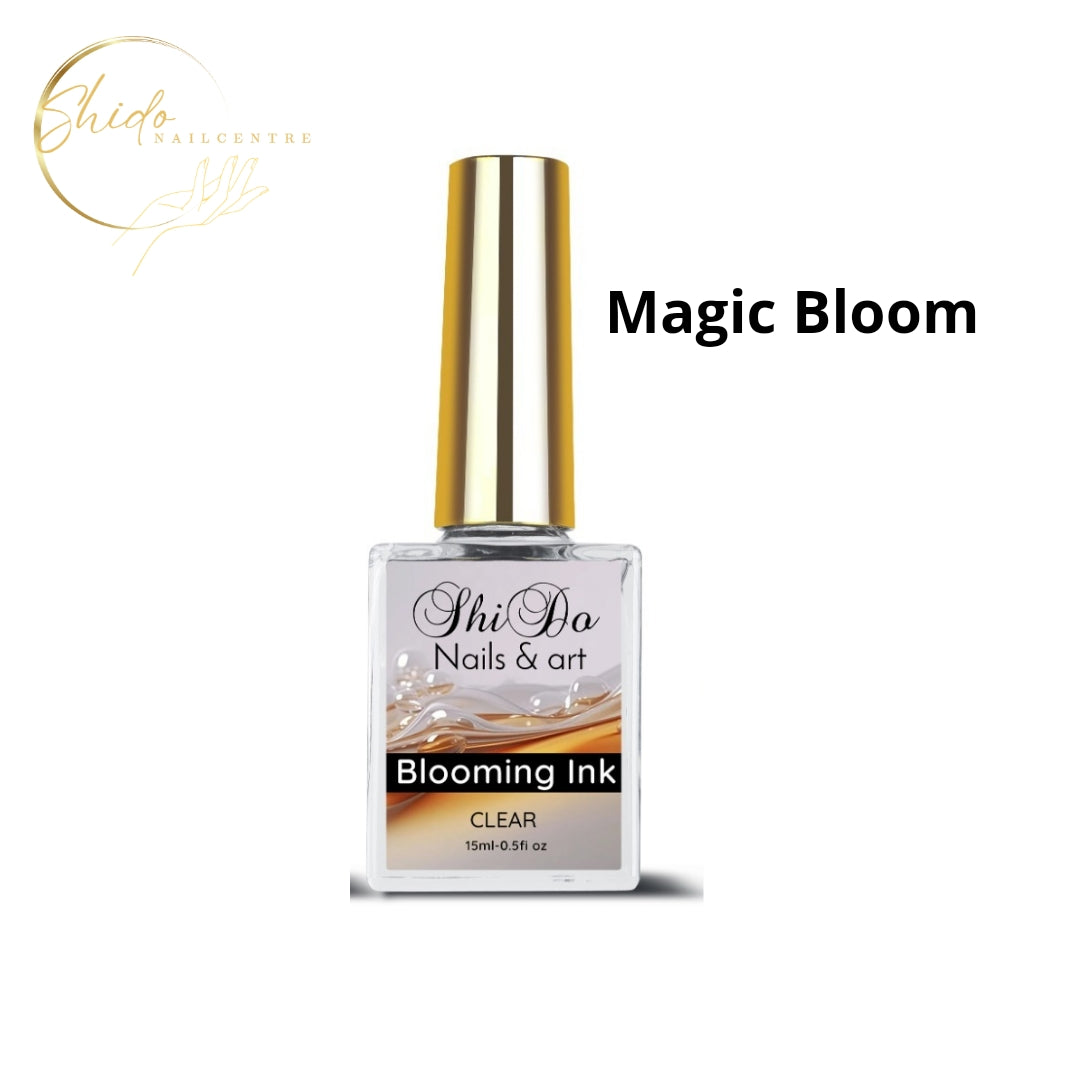 Marble ink magic bloom - ShidoNails® - nailart ink