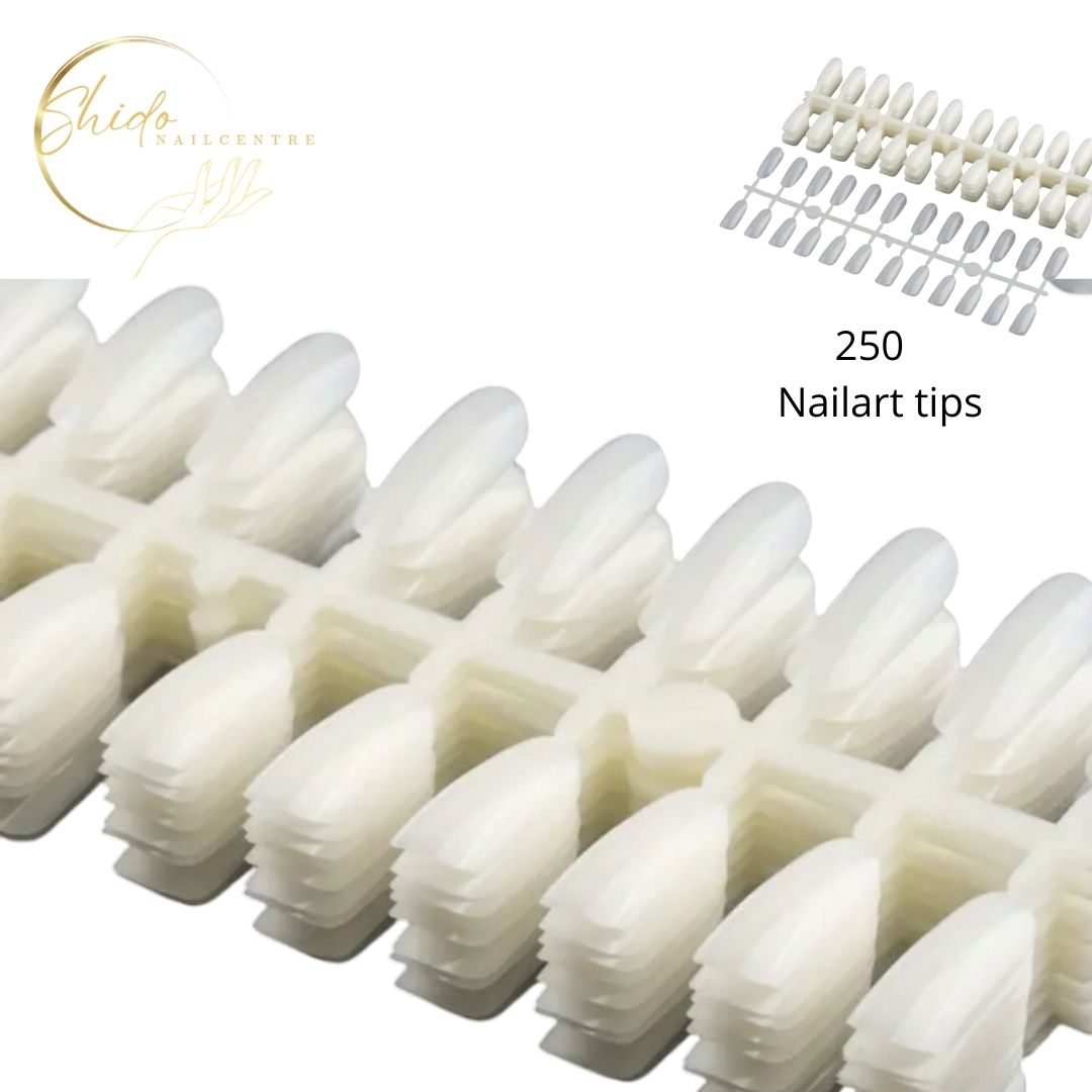Nailart tips ovaal - ShidoNails® - Oefentips nailart