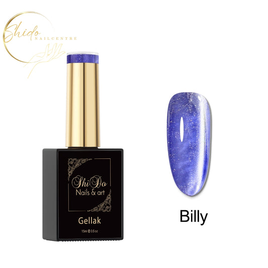 Paarse cat eye met diepe glow 