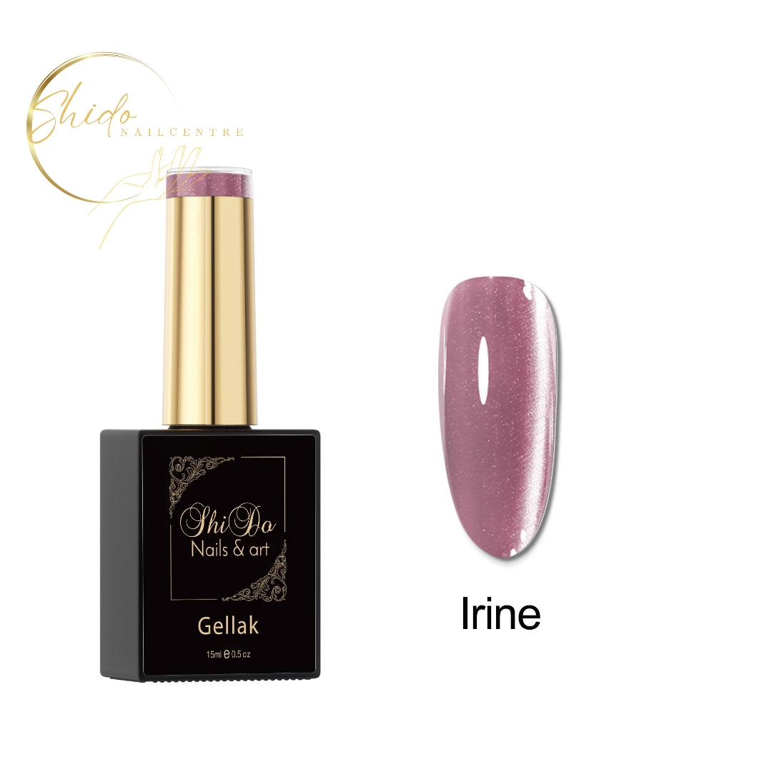 Cateye Irine oud roze - Shido Nails & art® - subtiele oudroze cateye
