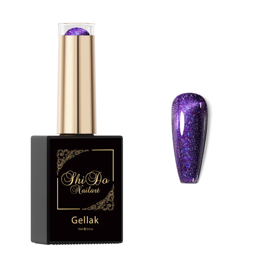 Cateye Galaxy Paars -  ShidoNailst® - 3d cateye gellak 15ml