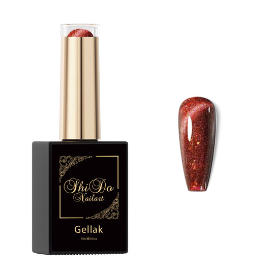Cateye Galaxy Red -  ShidoNailst® - 3d cateye gellak 15ml