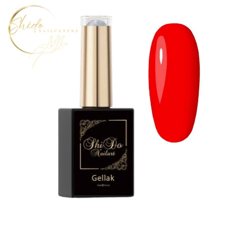 Gellak Diva  Knal rood/oranje neon gellak