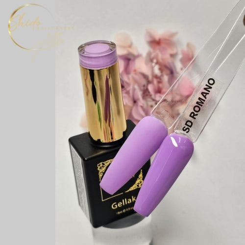 Paarse gellak- volle dekking en rijke diee kleur van Shidonails & Art