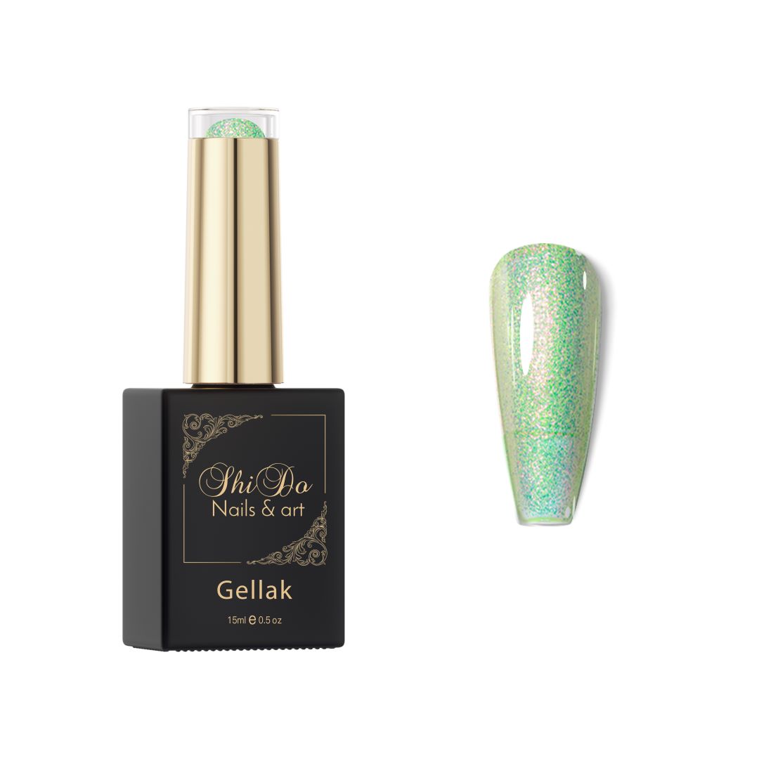Meermaid gellak adrina zalm gloed mooie dekking van shidonails