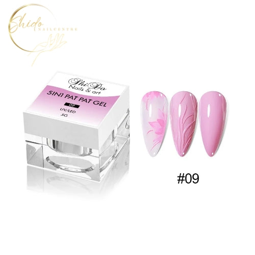 Baby roze PatPat gel van ShidoNails® voor subtiele nailart en romantische nagels