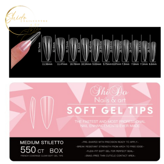 Medium Stiletto 550st - ShidoNails® - Press-on tips