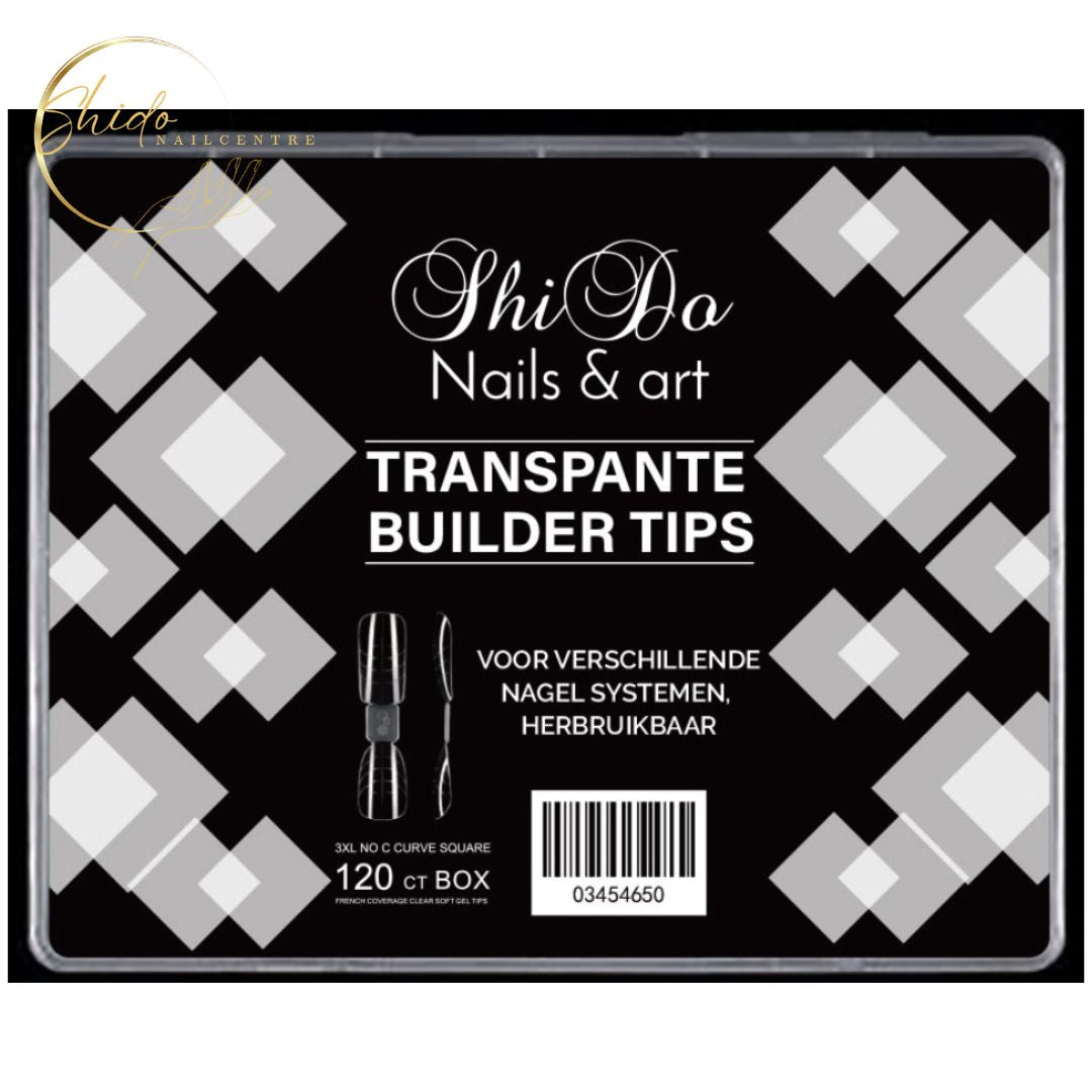 Snelle, sterke verlengingen. Almond & Square Tips.