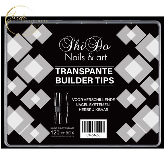 Snelle, sterke verlengingen. Almond & Square Tips.