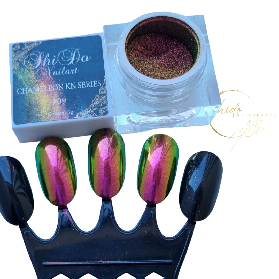 Cameleon -09 - ShidoNails® - 2 kleurige chrome poeder 5gr
