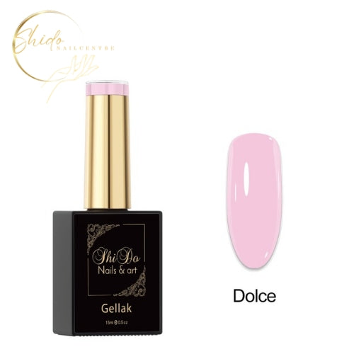 dolce baby roze gellak perfecte dekking van shidonails