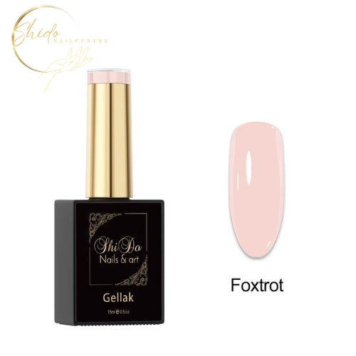 foxtrot zacht creme gellak- volle dekking en rijke diepe kleur van Shidonails & Art