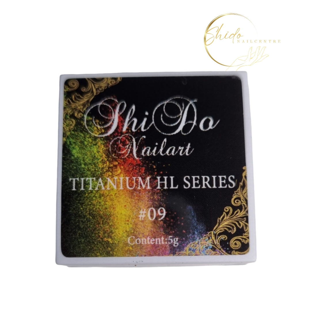Titanium Chrome donker groen #09 - ShidoNails® - donker groene chrome poeder 5gr